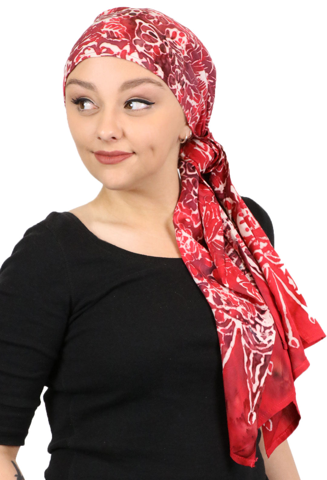 Bali Batik Head Wrap For Women Chemo Scarf Rayon 15" X 60" ALL COLORS