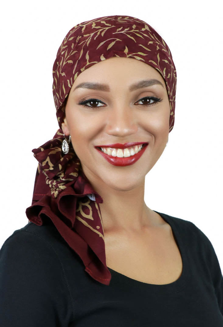 Bali Batik Head Wrap For Women Chemo Scarf Rayon 15" X 60" ALL COLORS