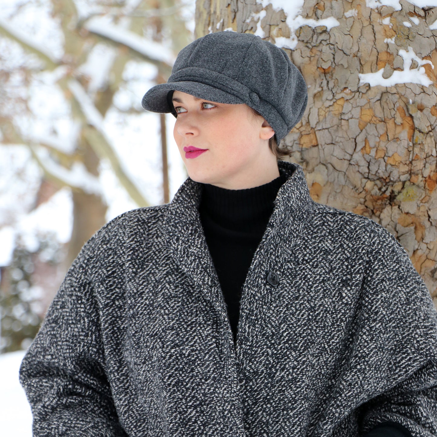 Dylan Newsboy Hat for Women Chemo Headwear Fall & Winter