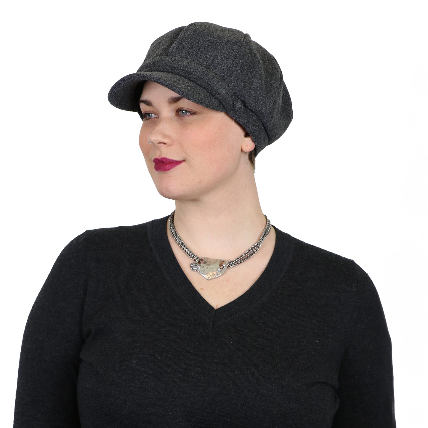 Dylan Newsboy Hat for Women Chemo Headwear Fall & Winter