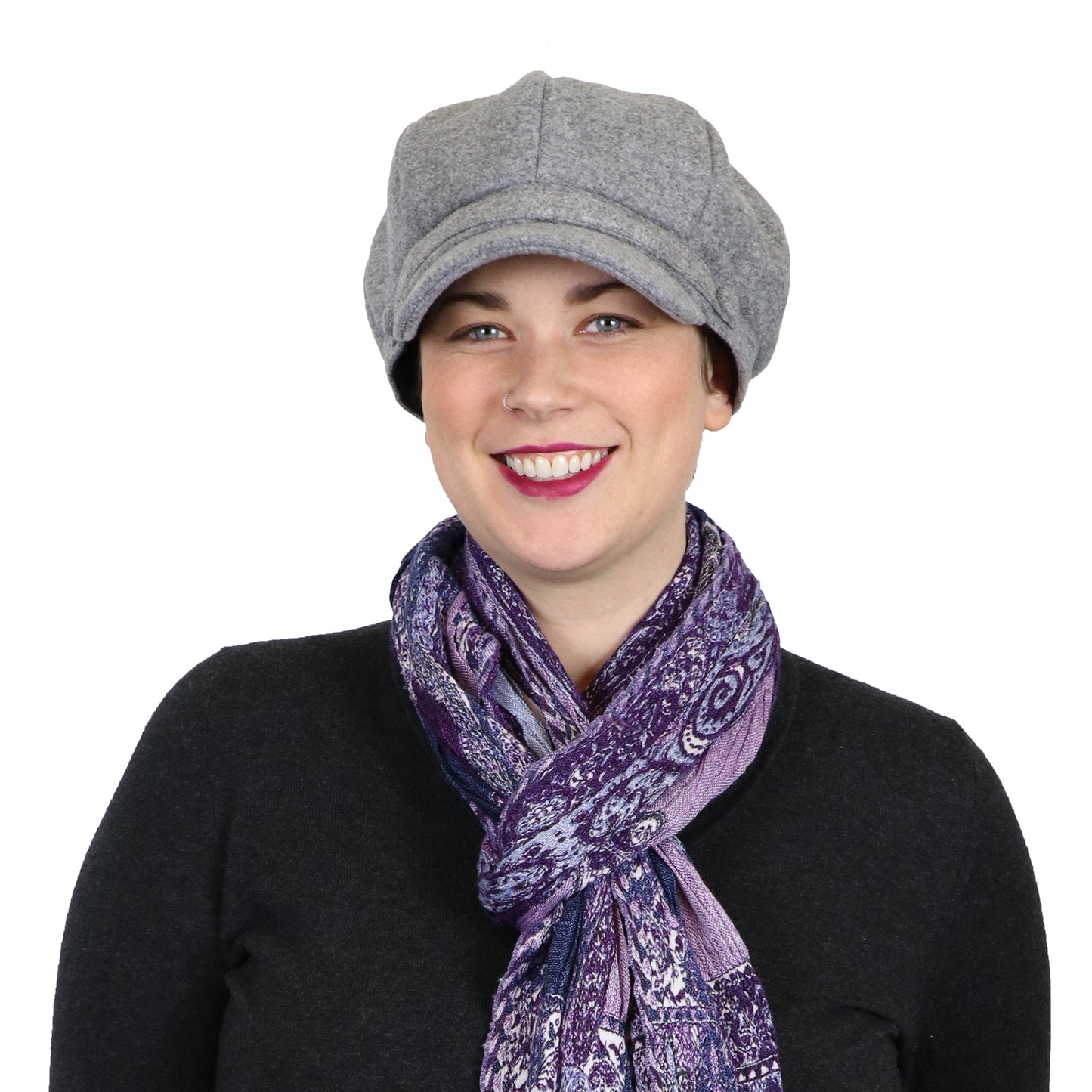 Dylan Newsboy Hat for Women Chemo Headwear Fall & Winter