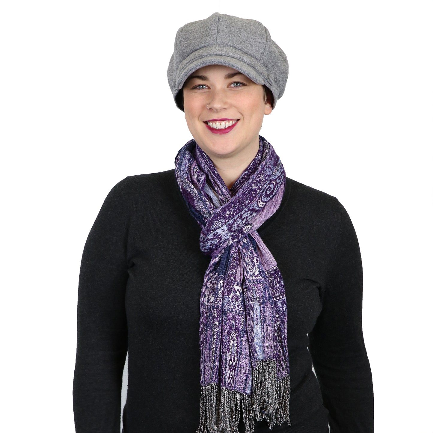 Dylan Newsboy Hat for Women Chemo Headwear Fall & Winter