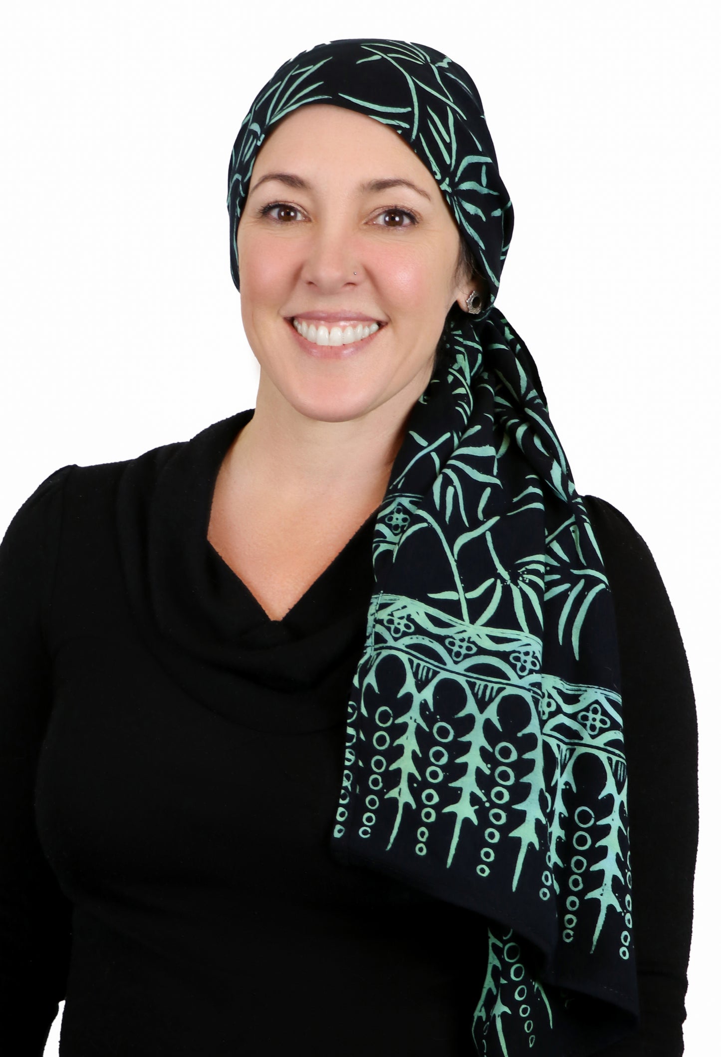 Bali Batik Head Wrap For Women Chemo Scarf Rayon 15" X 60" ALL COLORS