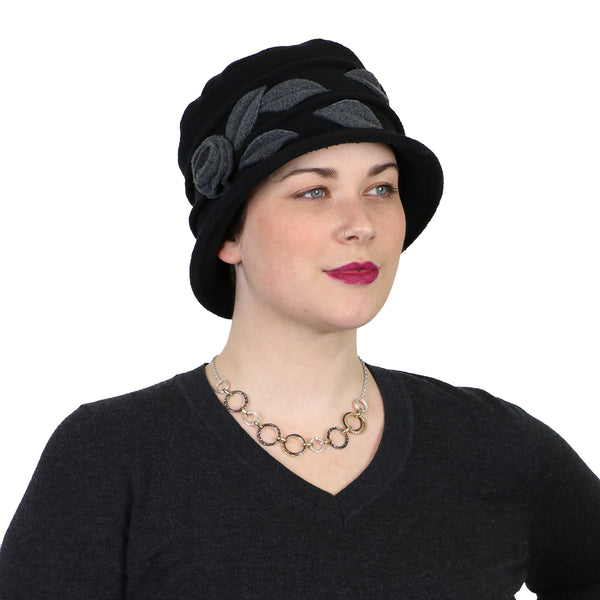 Winter Cloche Hats for Women, Wool Hats for Fall and Winter
