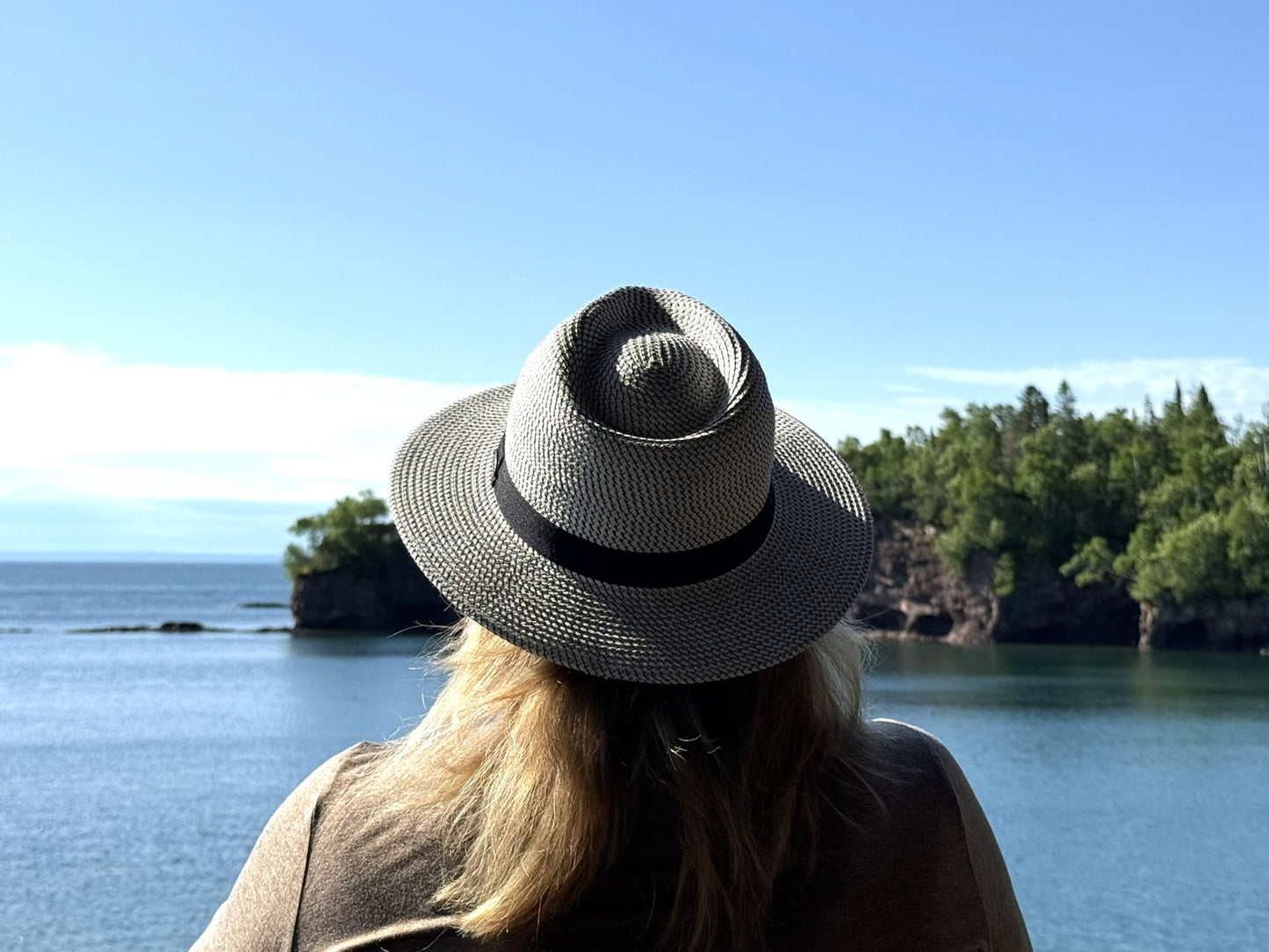 Lexie Petite Fedora Sun Hat for Women with Small Heads 50+ UPF Sun Protection