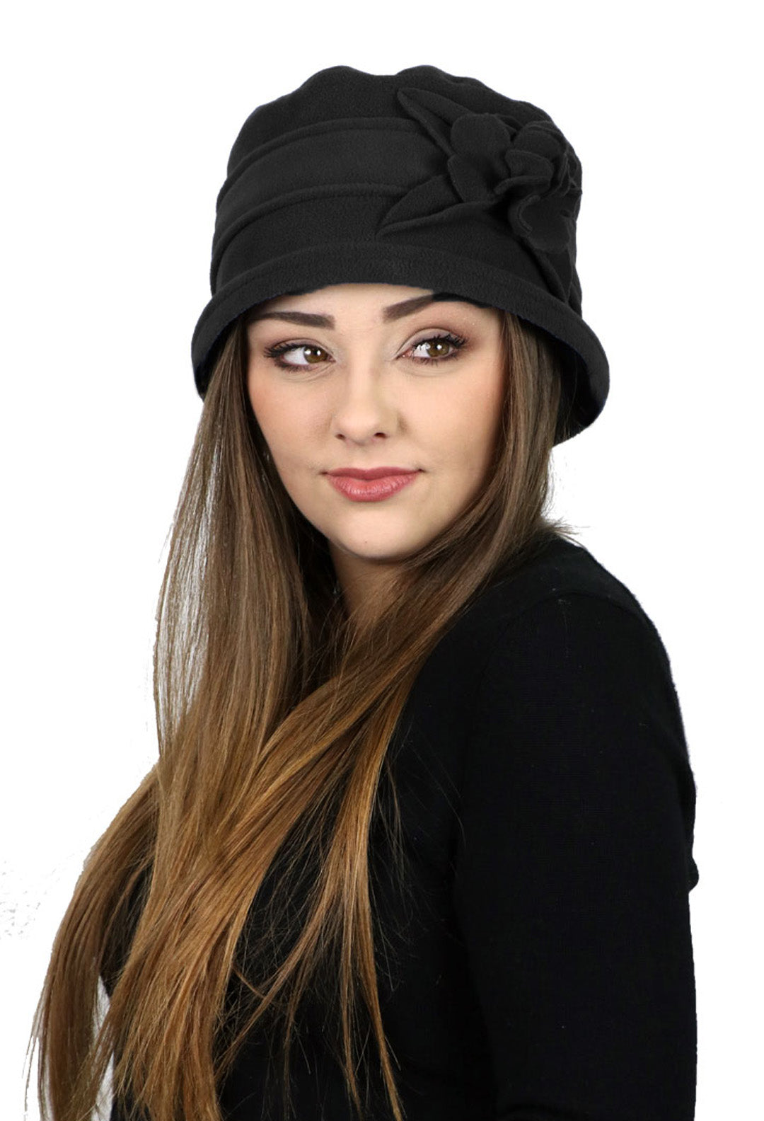 Lizzy Luxury Fleece Cloche Hat for Women CLOSEOUT!
