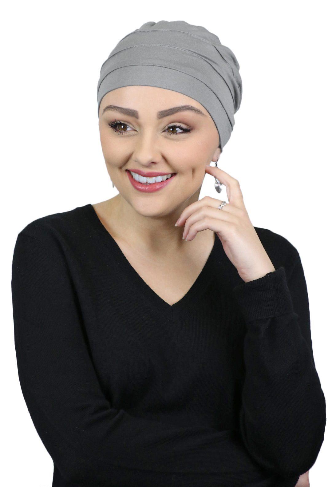 Bamboo 3 Seam Turban Chemo Cap For Cancer Headwear 50+ UPF Sun Protection