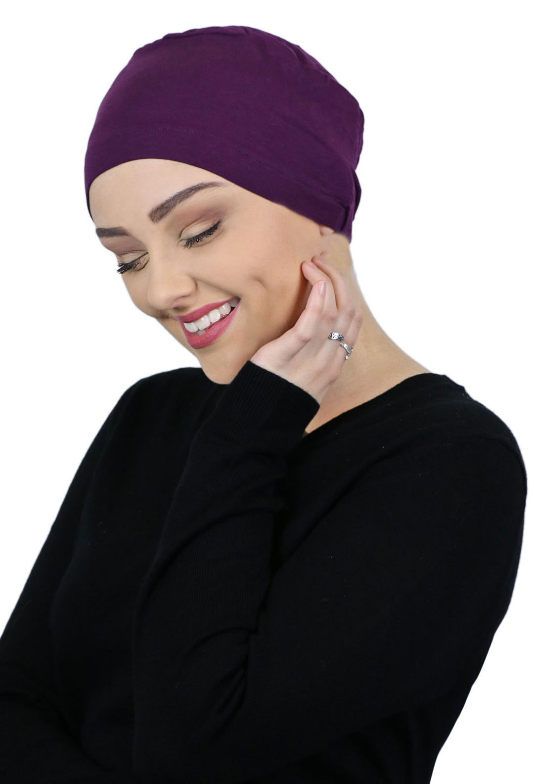 Bamboo Serena Sleep Cap Beanie for Chemo Headwear 50+UPF Sun Protection