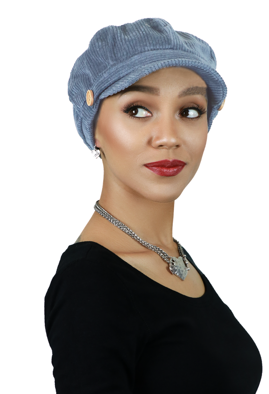 Brianna Corduroy Newsboy Cabbie Hat for Women