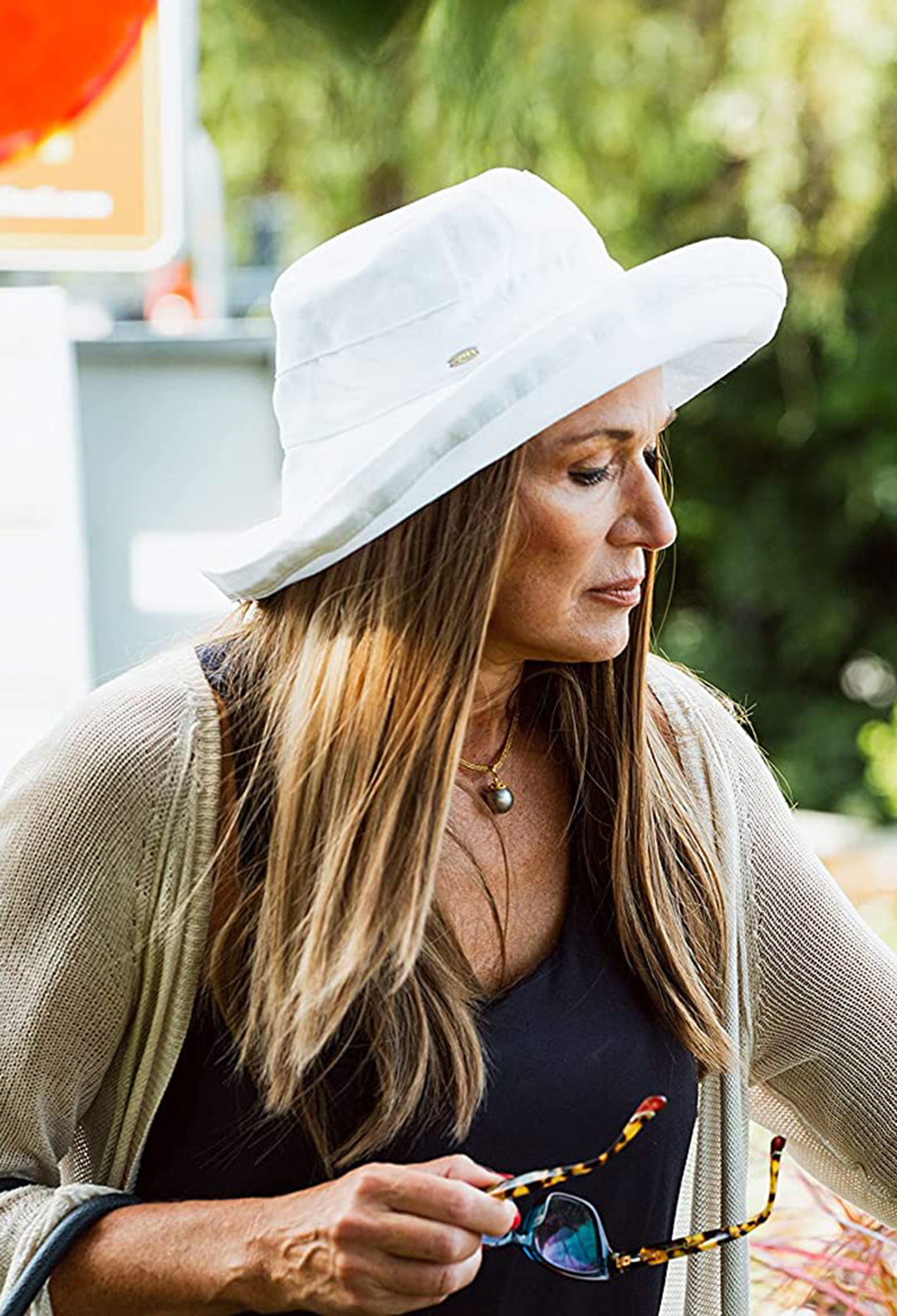 Sun Protection Hat for Women 100% Cotton 50+ UPF Summer Hat