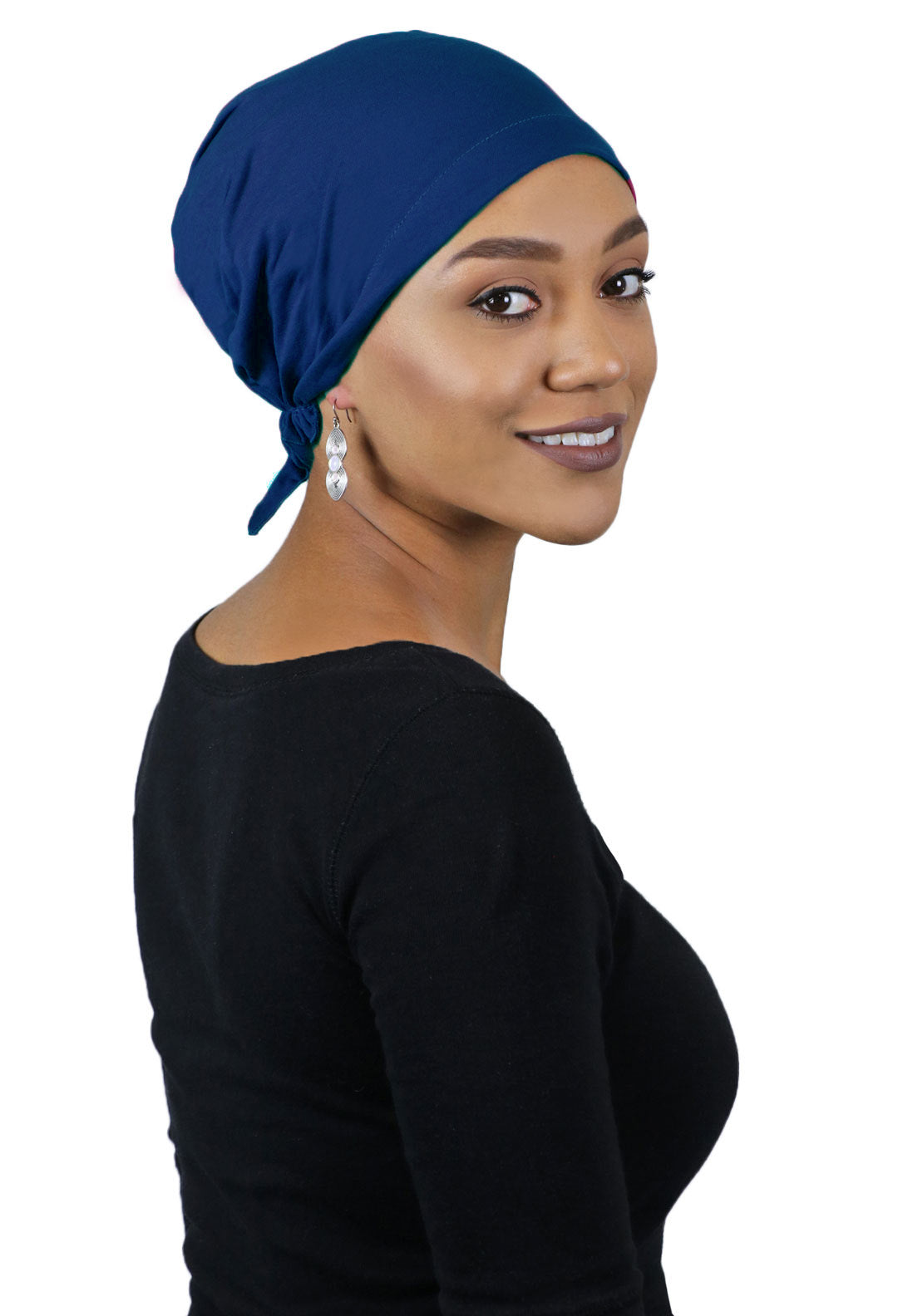Bamboo Celeste Headscarf Pre Tied Chemo Headwear 50+ UPF Sun Protection
