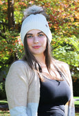 Luxury Chenille Beanie for Women with Plush Lining