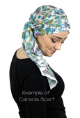 Caracia Cotton Voile Headscarves Lightweight Summer Head Wraps for Chemo Headwear Seville