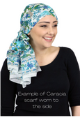Caracia Cotton Voile Headscarves Lightweight Summer Head Wraps for Chemo Headwear Mermaids