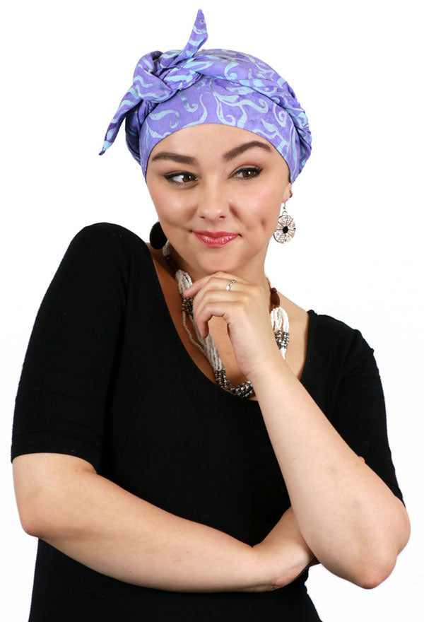 Bali Batik Head Wrap For Women Chemo Scarf Rayon 15" X 60" ALL COLORS