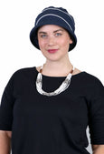 Pippin Cotton Cloche Hat Chemo Headwear for Women 50+ UPF Sun Protection