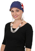 Whimsy Soft Cotton Chemo Cap for Women Yacht Club 50+UPF