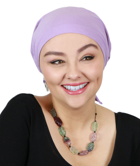 Celeste Cotton Pre Tied Headscarf Chemo Headwear 50+ UPF
