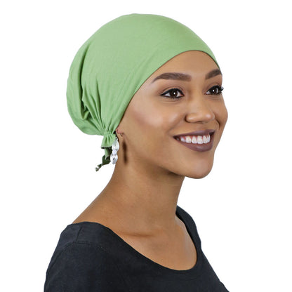 Celeste Cotton Pre Tied Headscarf Chemo Headwear 50+ UPF