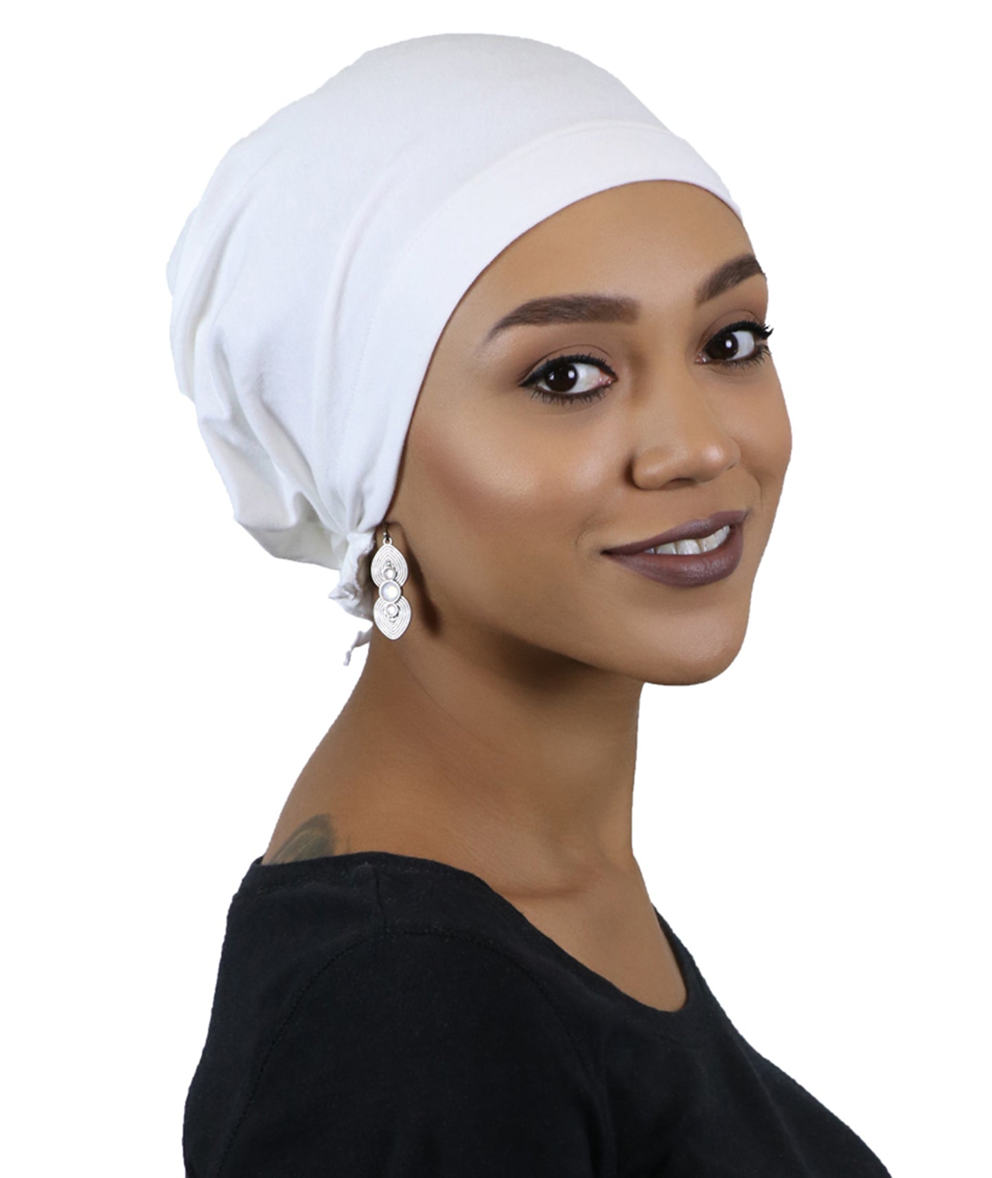 Celeste Cotton Pre Tied Headscarf Chemo Headwear 50+ UPF