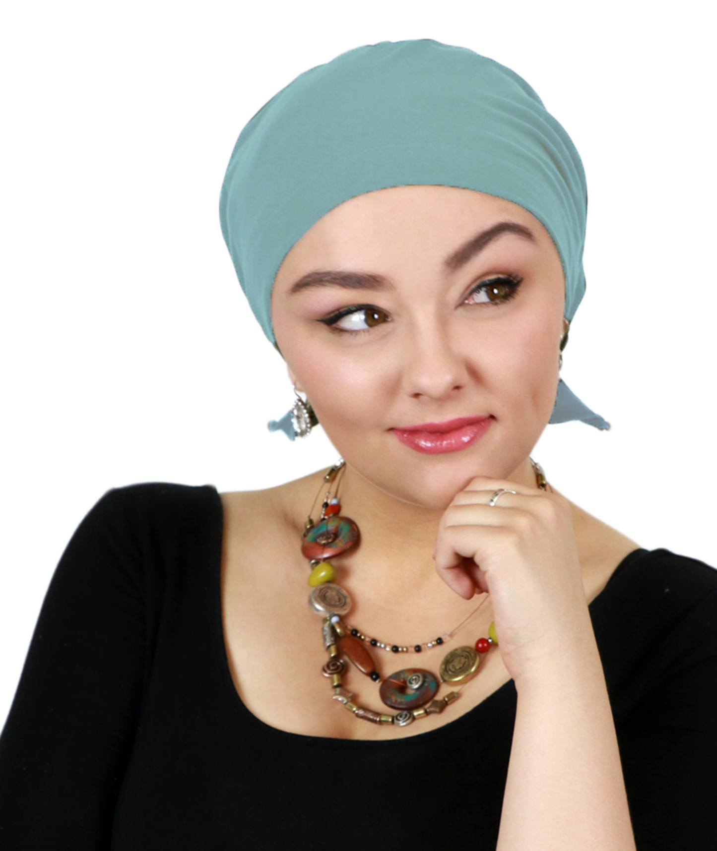 Celeste Cotton Pre Tied Headscarf Chemo Headwear 50+ UPF