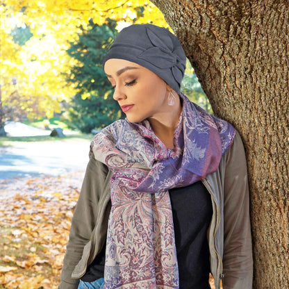Luxury Fleece Butterfly Beanie Hat for Women