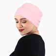 Luxury Fleece Pillbox Hat for Women Chemo Hat