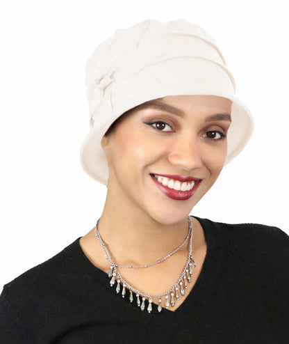 Seattle Chic Combed Cotton Cloche Hat for Women 50+ UPF Sun Protection