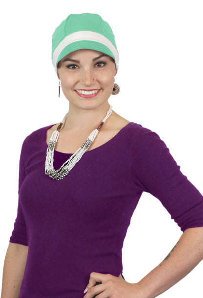 Whimsy Sport Soft Cotton Hat Chemo Headwear All Colors 50+UPF Sun Protection