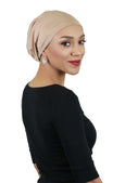 Bamboo Slouchy Beanie Turban Hat Chemo Headwear 50+ UPF Sun Protection