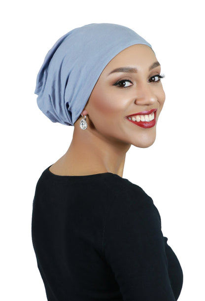 Bamboo Slouchy Beanie Turban Hat Chemo Headwear 50+ UPF Sun Protection