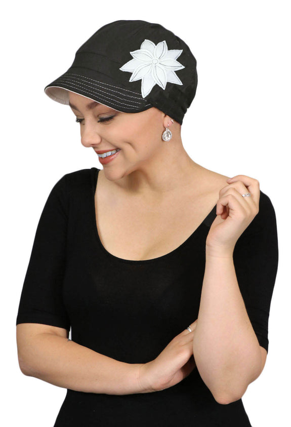 Whimsy Cotton Chemo Hat for Women Casablanca 50+UPF