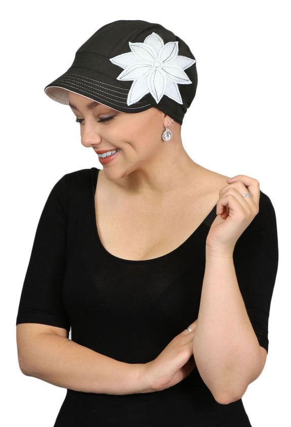 Whimsy Cotton Chemo Hat for Women Casablanca 50+UPF