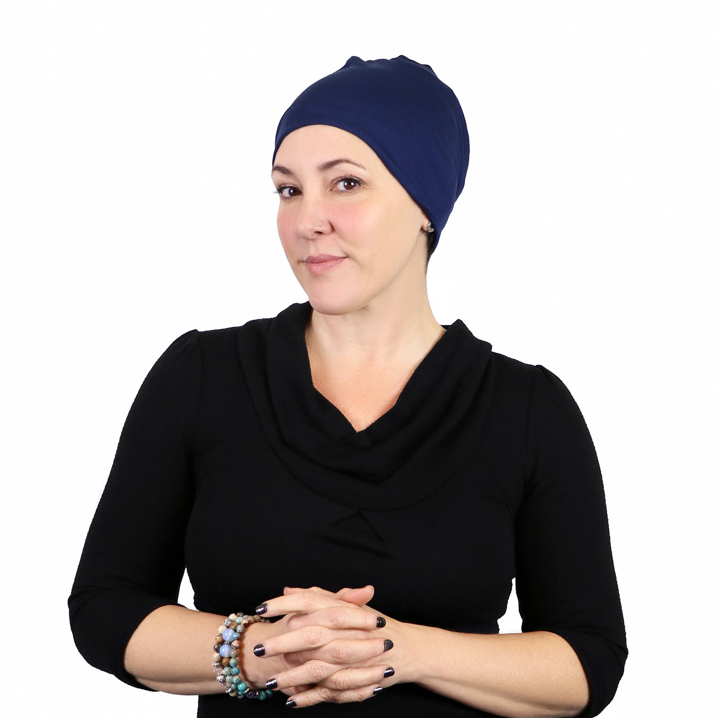 Bamboo Comfy Cap Chemo Sleep Beanie Moisture Wicking