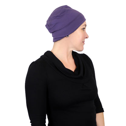Bamboo Comfy Cap Chemo Sleep Beanie Moisture Wicking