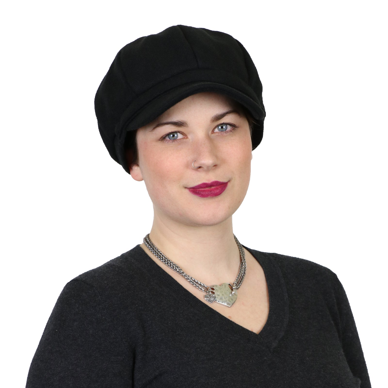 Dylan Newsboy Hat for Women Chemo Headwear Fall Winter – Hats