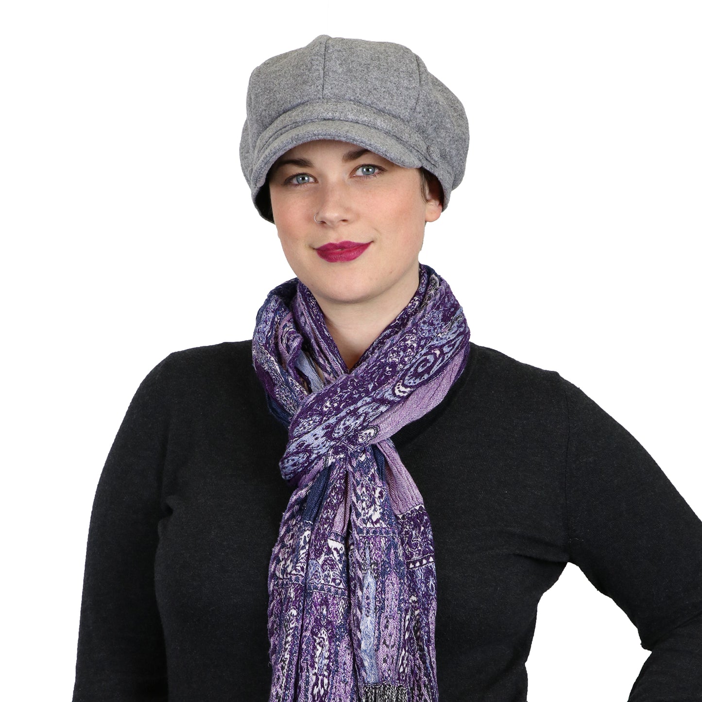 Dylan Newsboy Hat for Women Chemo Headwear