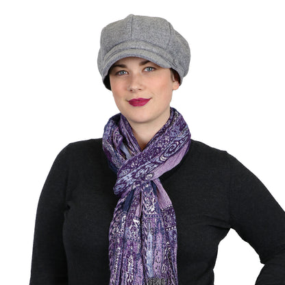 Dylan Newsboy Hat for Women Chemo Headwear