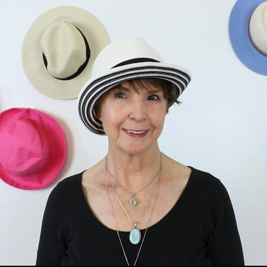 Desi Summer Fedora Hat for Women 50+ UPF Sun Protection CLOSEOUT!