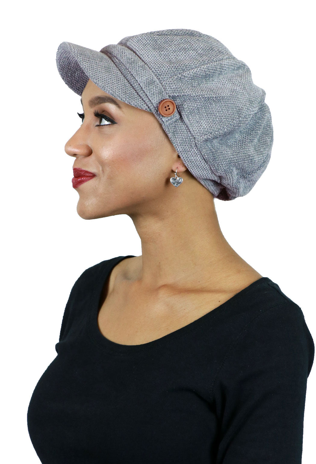 Dublin Chenille Newsboy Cabbie Cap for Women