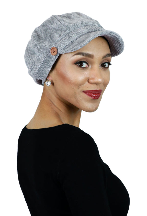 Dublin Chenille Newsboy Cabbie Cap for Women