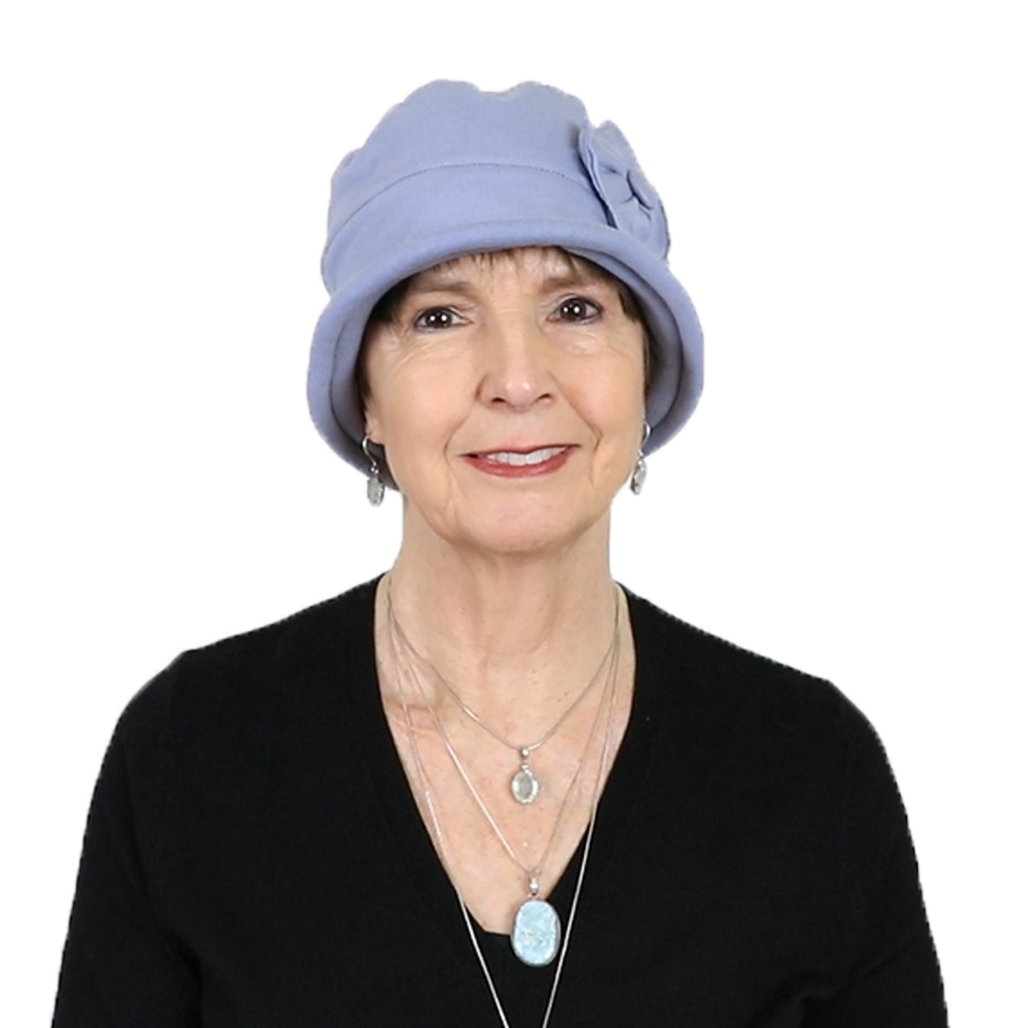 Gatsby Combed Cotton Cloche Hat for Women Chemo Headwear 50+ UPF