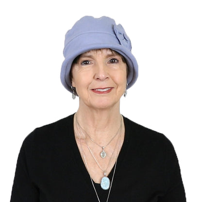 Gatsby Combed Cotton Cloche Hat for Women Chemo Headwear 50+ UPF