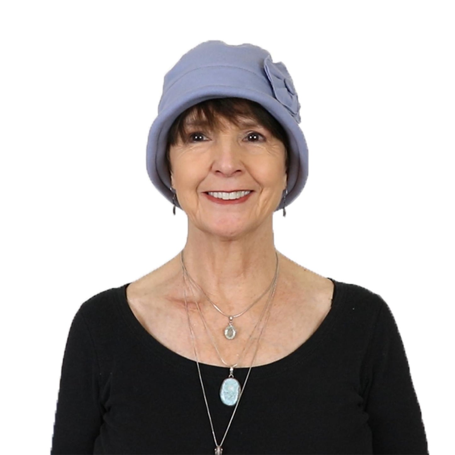Gatsby Combed Cotton Cloche Hat for Women Chemo Headwear 50+ UPF