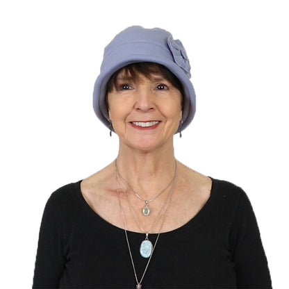 Gatsby Combed Cotton Cloche Hat for Women Chemo Headwear 50+ UPF