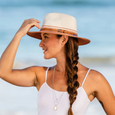 Belize Petite Fedora Sun Protection Hat for Women with Small Heads 50+ UPF