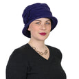 Lady Rose Fleece Cloche Hat For Women