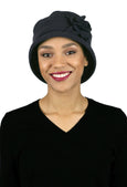 Lizzy Luxury Fleece Cloche Hat Chemo Headwear Cancer Head Coverings