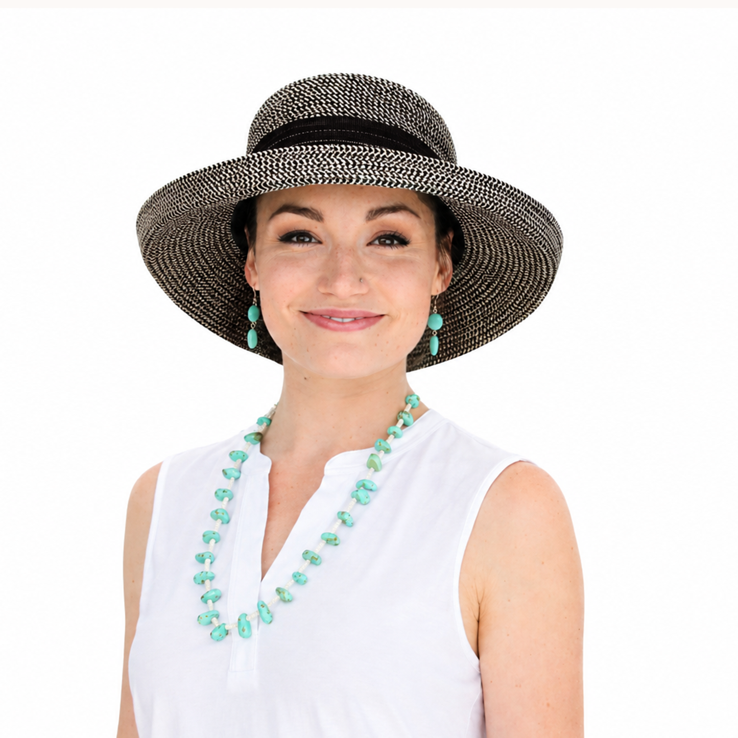 Monterey Kettle Brim Sun Hat for Women 50+ UPF Adjustable for Petite Heads