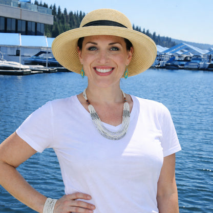 Monterey Kettle Brim Sun Hat for Women 50+ UPF Adjustable for Petite Heads